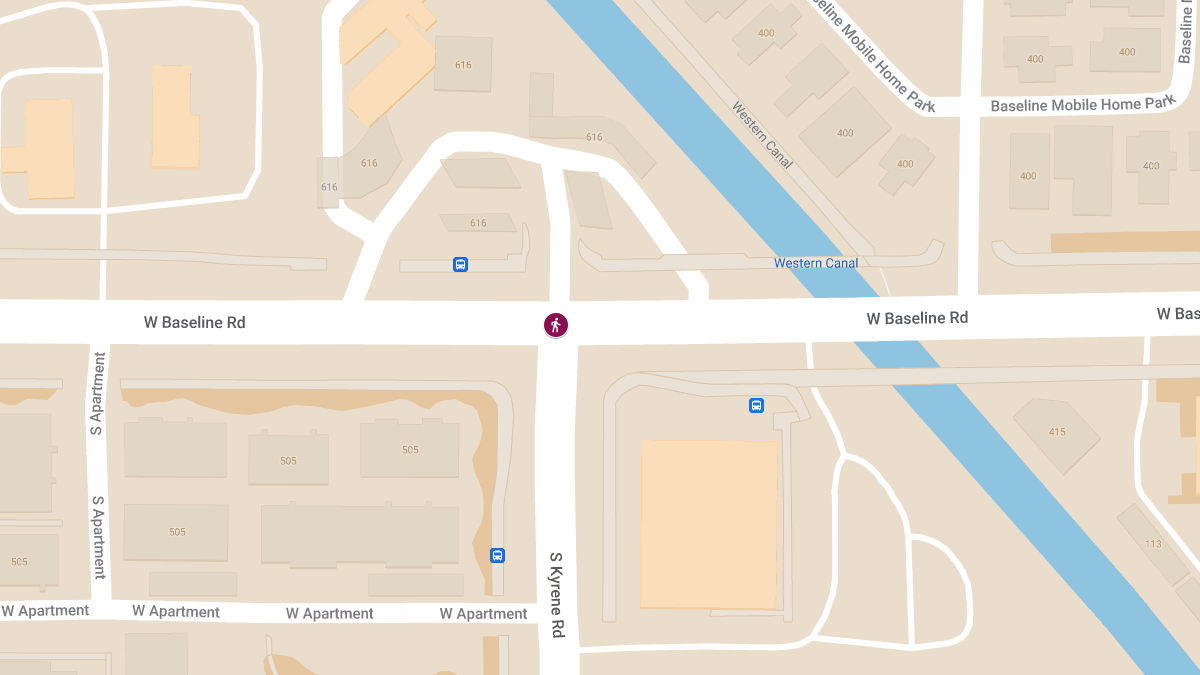 Pedestrian Accident at Kyrene and Baseline Rd