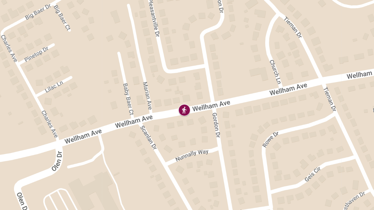 Pedestrian Crash in the 300 Block of Wellham Ave Causes Injuries