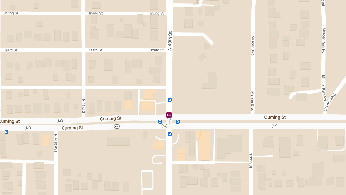 Pedestrian Critically Injured in Hit-and-Run at N 40th & Cuming Sts; Vehicle Located