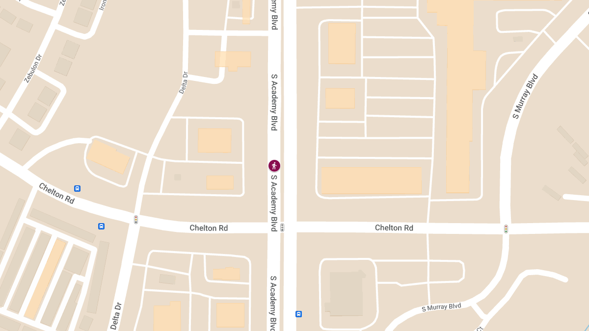 Pedestrian Critically Injured in Hit-and-Run on S Academy Blvd near Chelton Rd