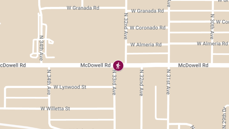Pedestrian Fatality on McDowell Rd