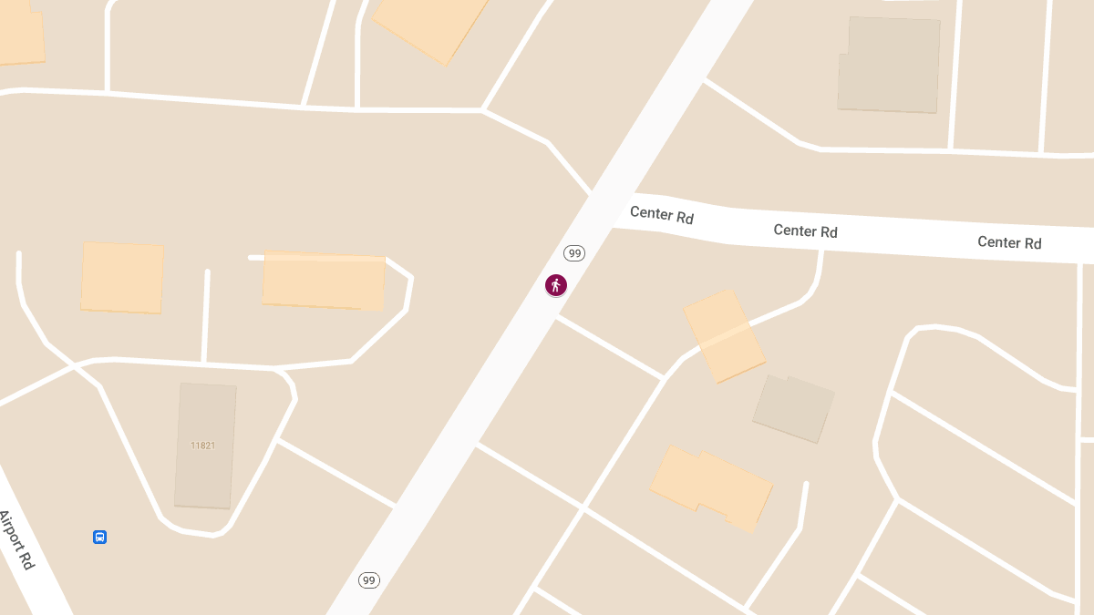 Pedestrian Fatality on Evergreen WayHighway 99 Near Center Rd