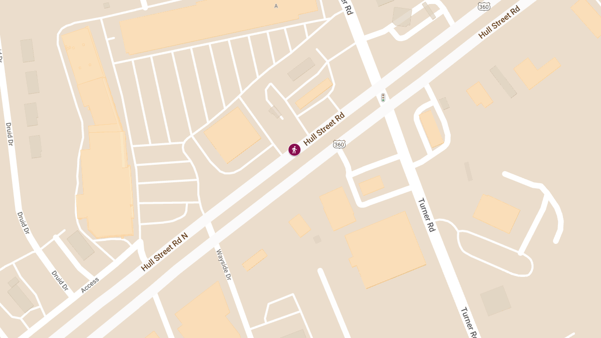 Pedestrian Hit by Car on Hull Street Rd, Facing Life-Threatening Injuries