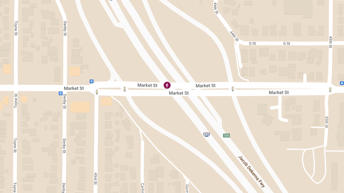 Pedestrian Incident on I-805 North at Market St Onramp – Pedestrian Incident on I-805 North at Market St Onramp