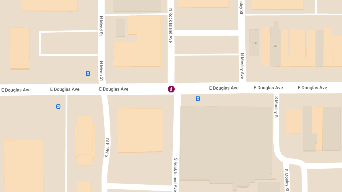 Pedestrian Injured in Accident at Douglas Ave & Rock Island St