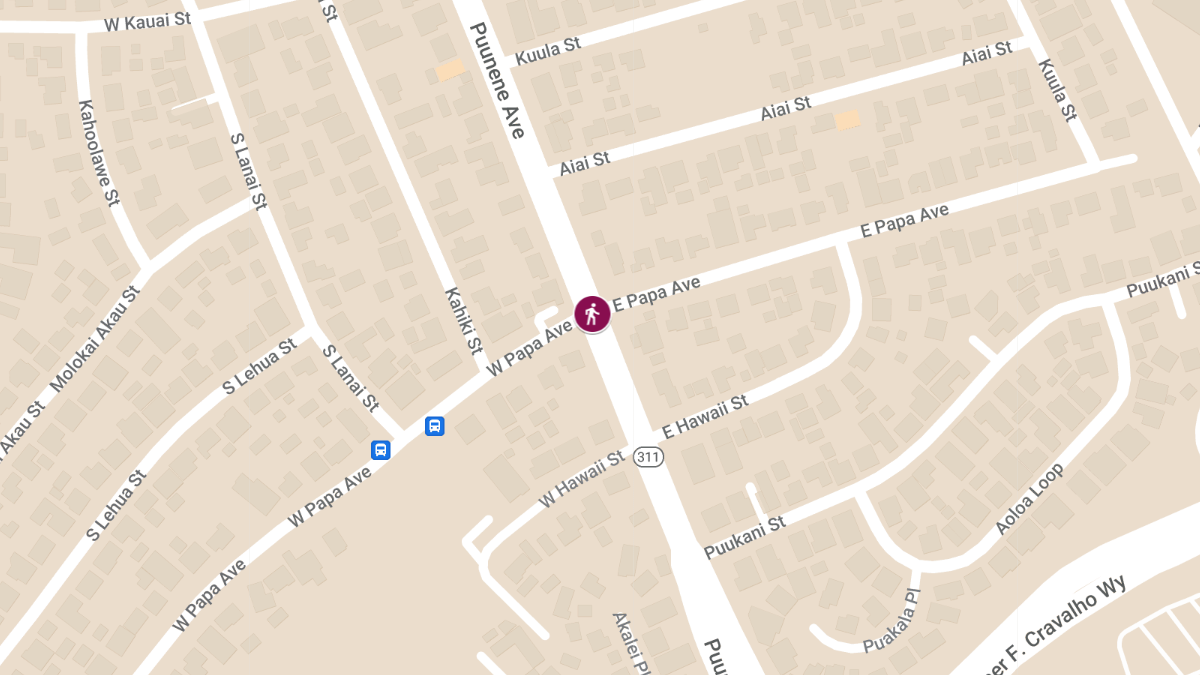 Pedestrian Injured in Accident at Pu’unene Ave & E Papa Ave