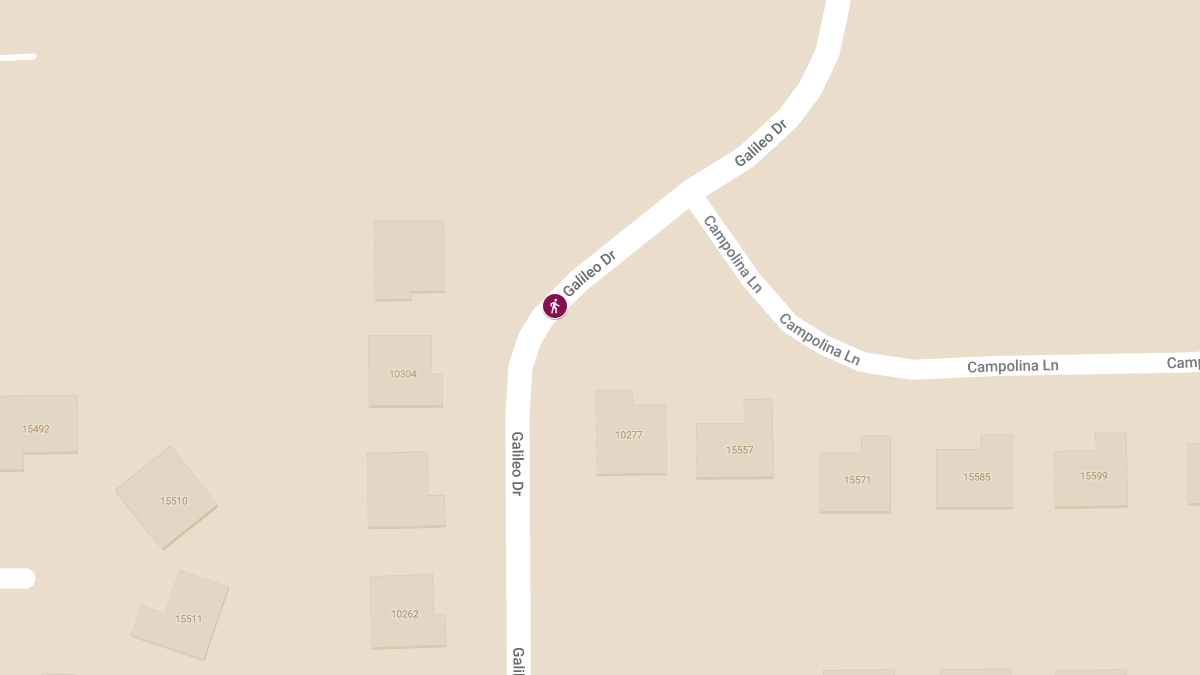 Pedestrian Injured in Accident on Galileo Dr