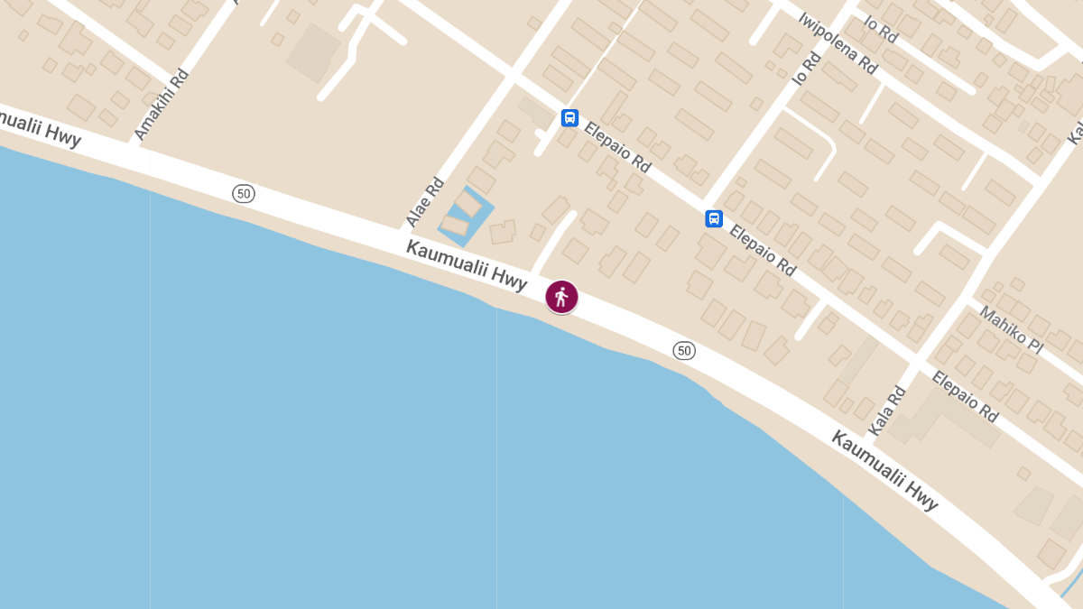 Pedestrian Injured in Accident on Kaumuali‘i Highway