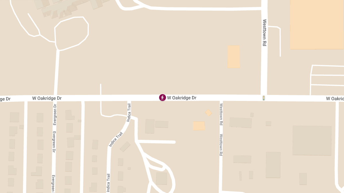 Pedestrian Injured in Accident on Oakridge Drive