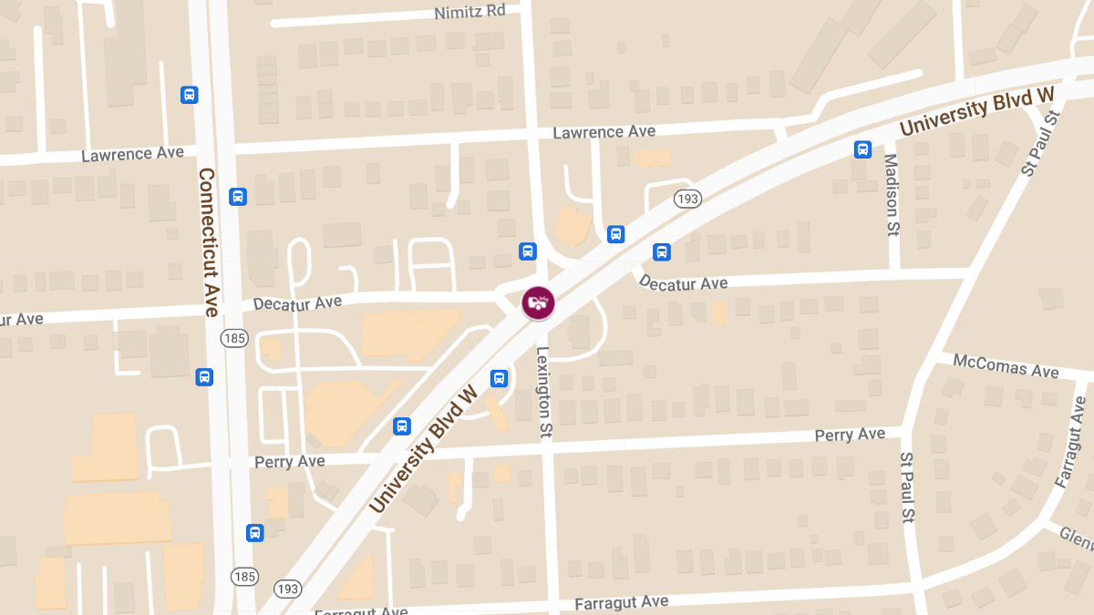Pedestrian Injured in Collision on University Blvd W Near Decatur St