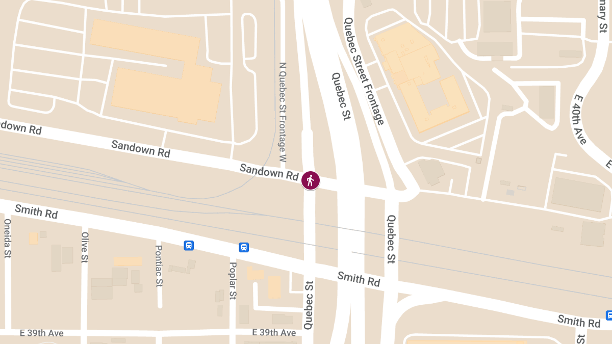 Pedestrian Injured in Crash at 40th Ave & Quebec St