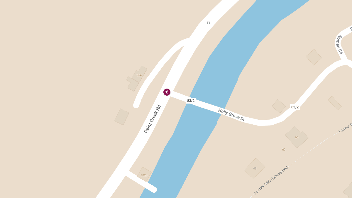 Pedestrian Injured in Crash at Hollygrove Dr & Paint Creek Rd