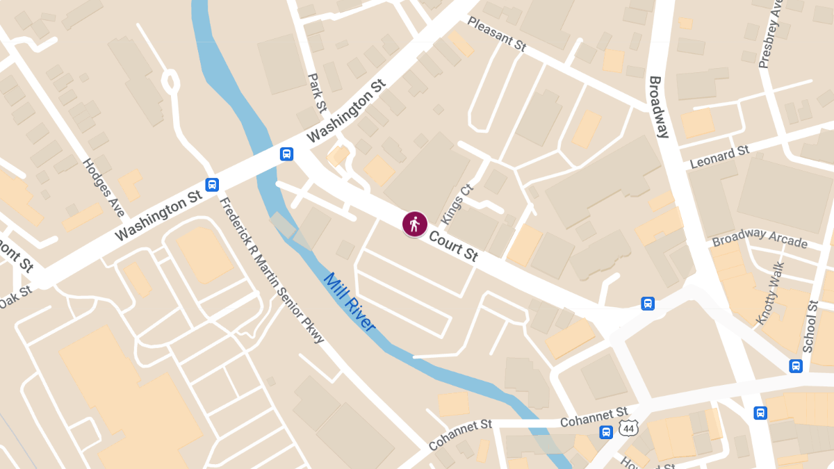 Pedestrian Injured in Crash on Court St