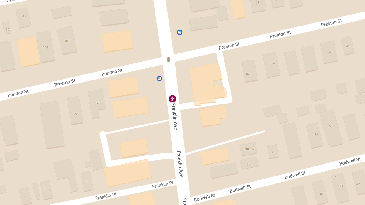Pedestrian Injured in Hit-and-Run on Franklin Ave
