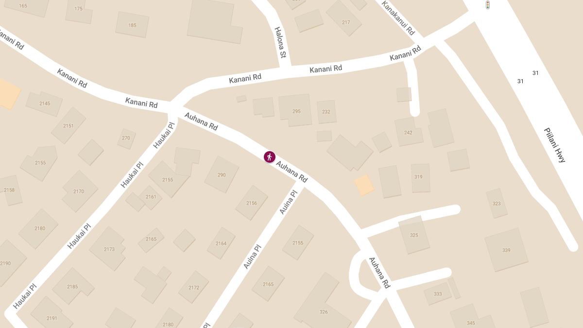 Pedestrian Injured in Vehicle Accident on Auhana Rd