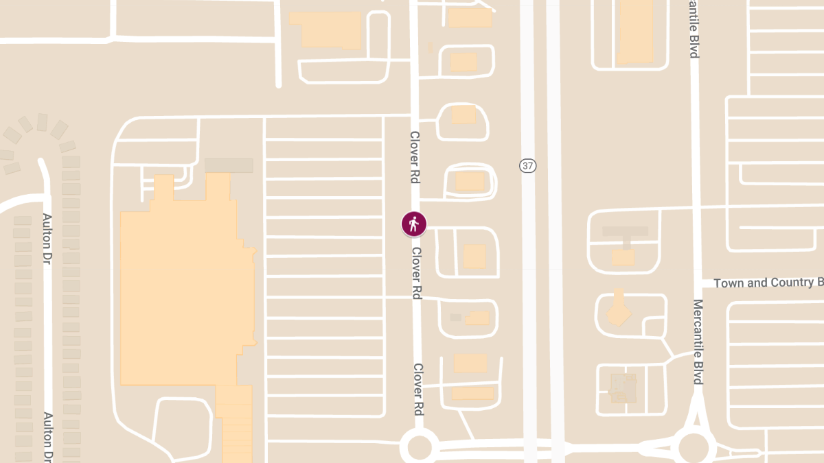 Pedestrian Injured in Vehicle Collision on Clover Rd