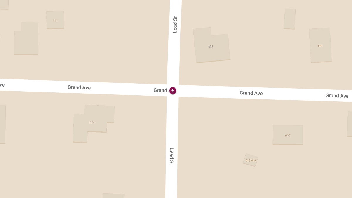 Pedestrian Injury Accident on Grand Ave near Lead St