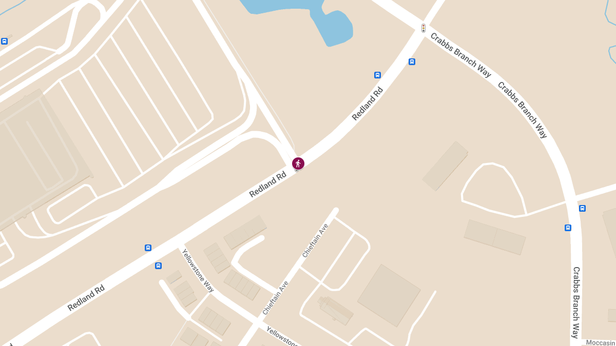 Pedestrian-Involved Collision on Redland Rd and Metro Access Rd