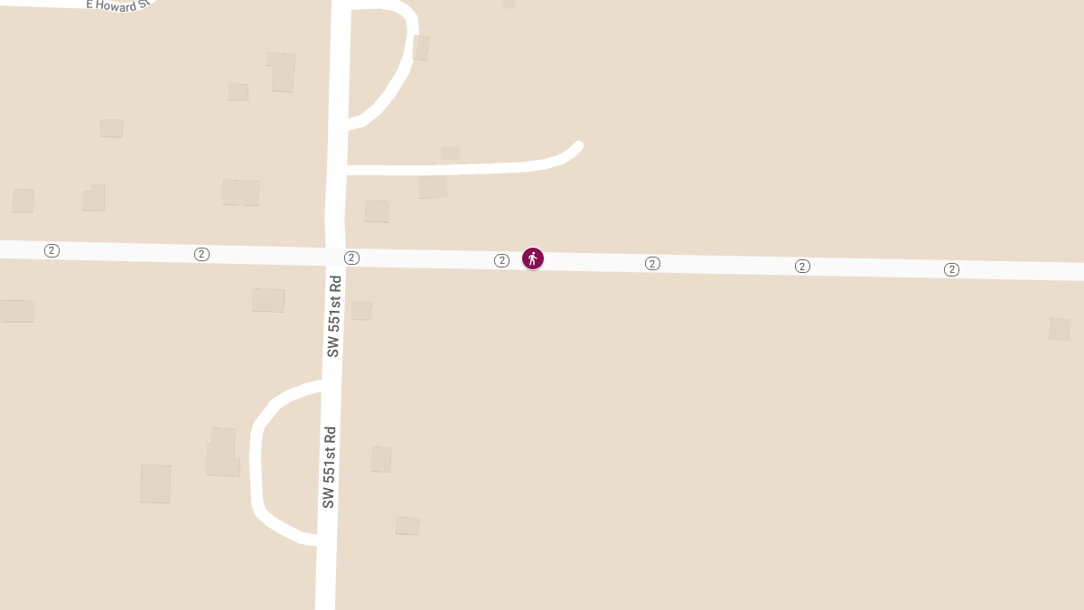 Pedestrian Seriously Injured in Crash on MO 2 East of Chilhowee