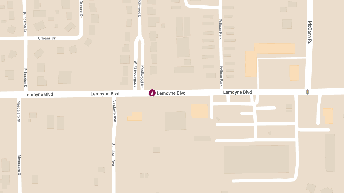 Pedestrian Struck and Airlifted on Lemoyne Blvd