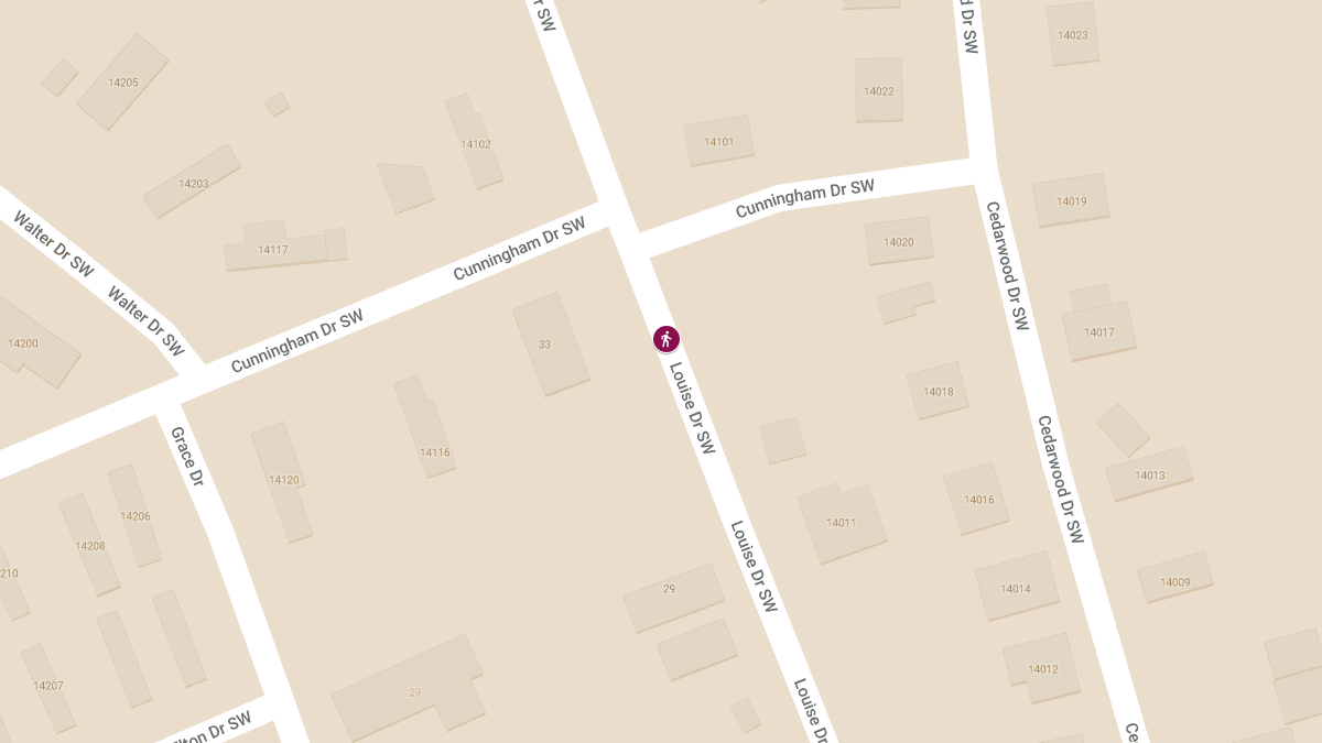 Pedestrian Struck at 14000 Block of Louise Dr