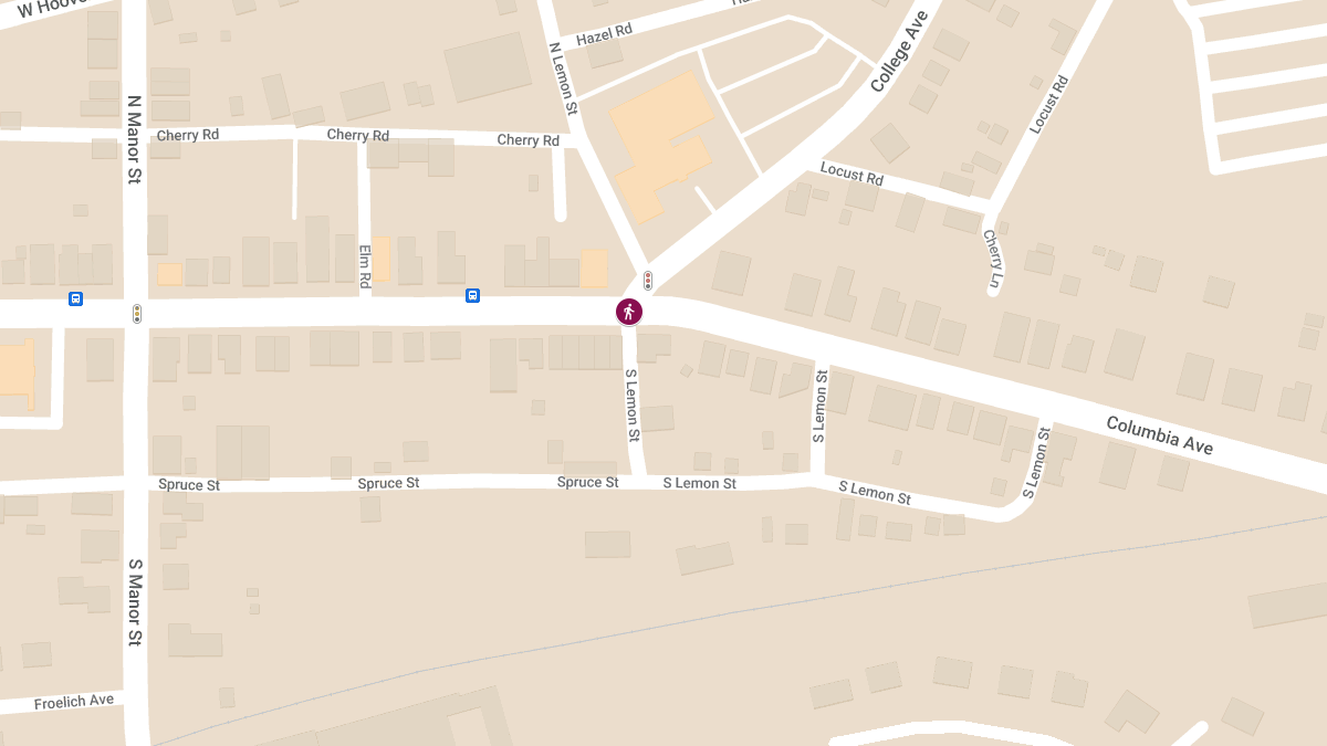 Pedestrian Struck at E Main St & S Lemon St