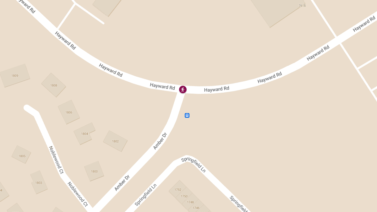 Pedestrian Struck at Opposumtown Pike, Hayward Rd & Amber Dr