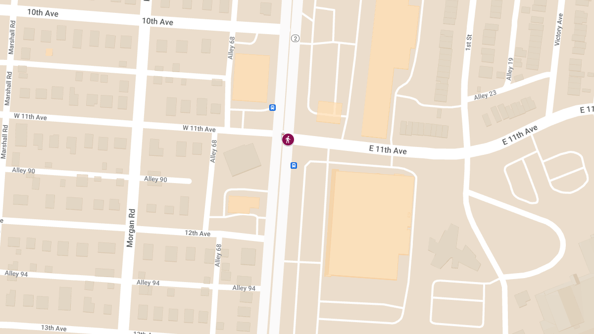 Pedestrian Struck at Ritchie Hwy & 11th Ave