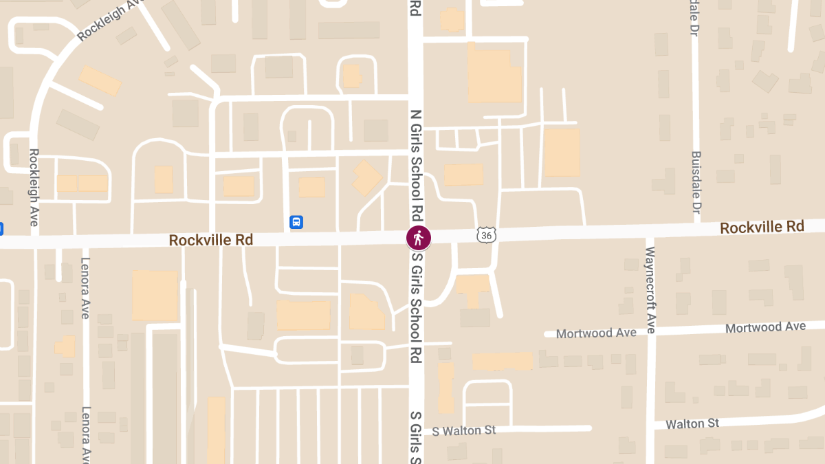 Pedestrian Struck at Rockville Rd & N Girls School Rd