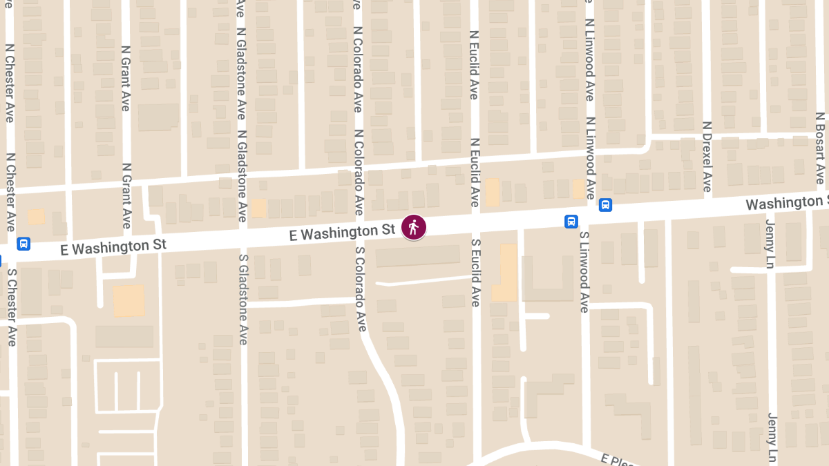 Pedestrian Struck at S Colorado Ave & E Washington St