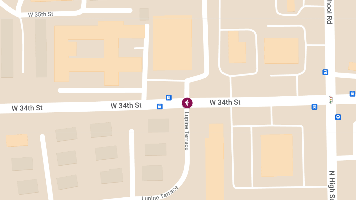 Pedestrian Struck at W 34th St & Lupine Te