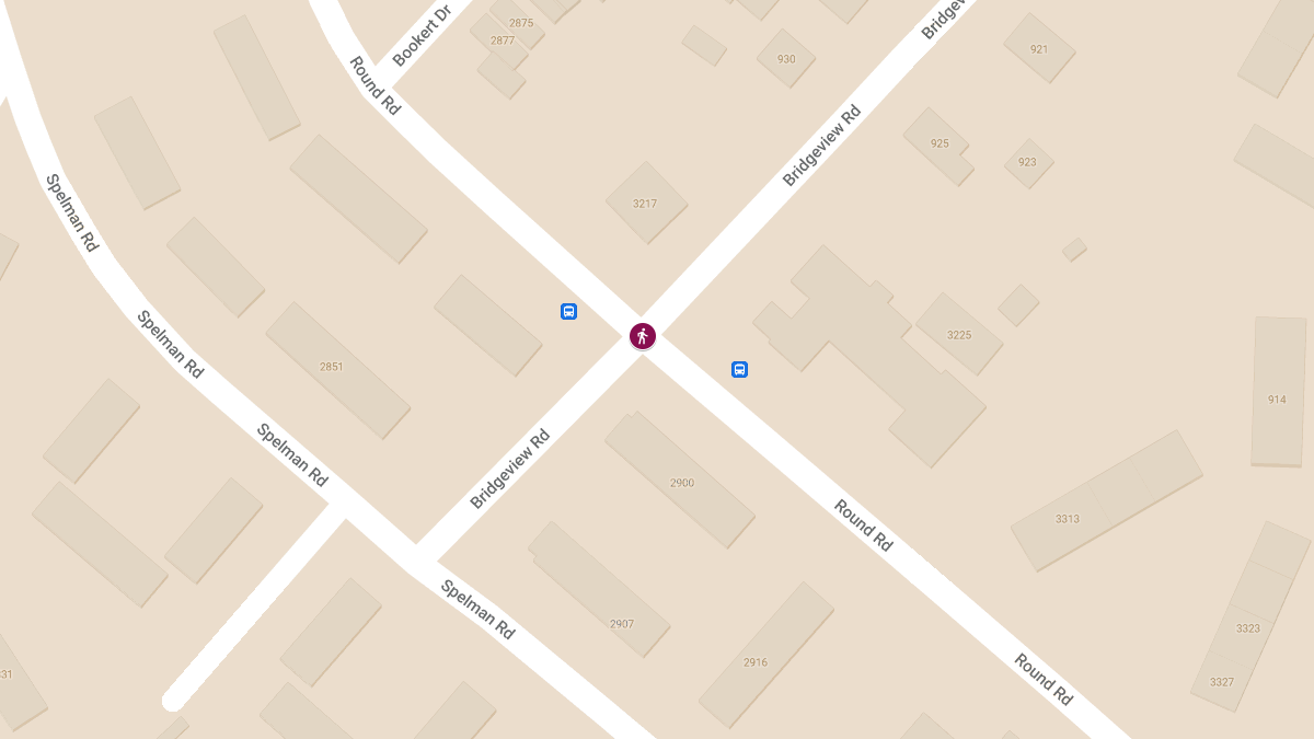 Pedestrian Struck by Vehicle at Round Rd & Bridgeview Rd