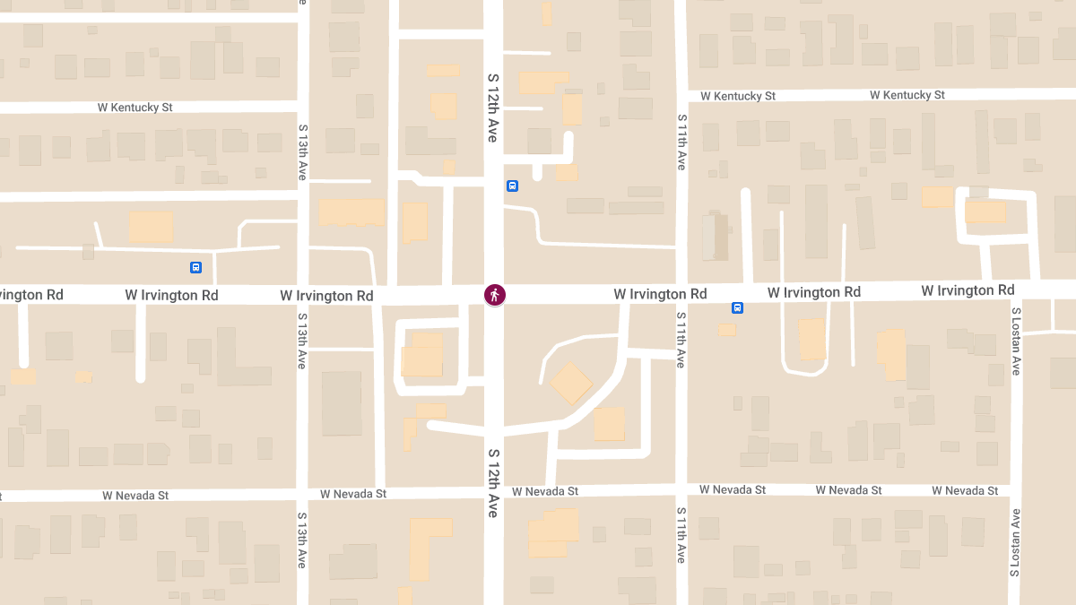Pedestrian Struck by Vehicle at S 12th Ave and W Irvington Rd