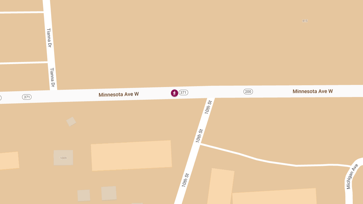 Pedestrian Struck by Vehicle on Hwy 371