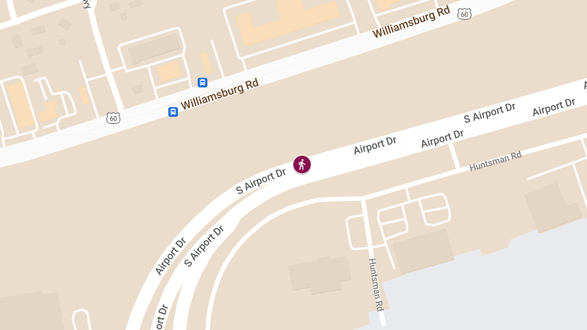 Pedestrian Struck by Vehicle on S Airport Dr