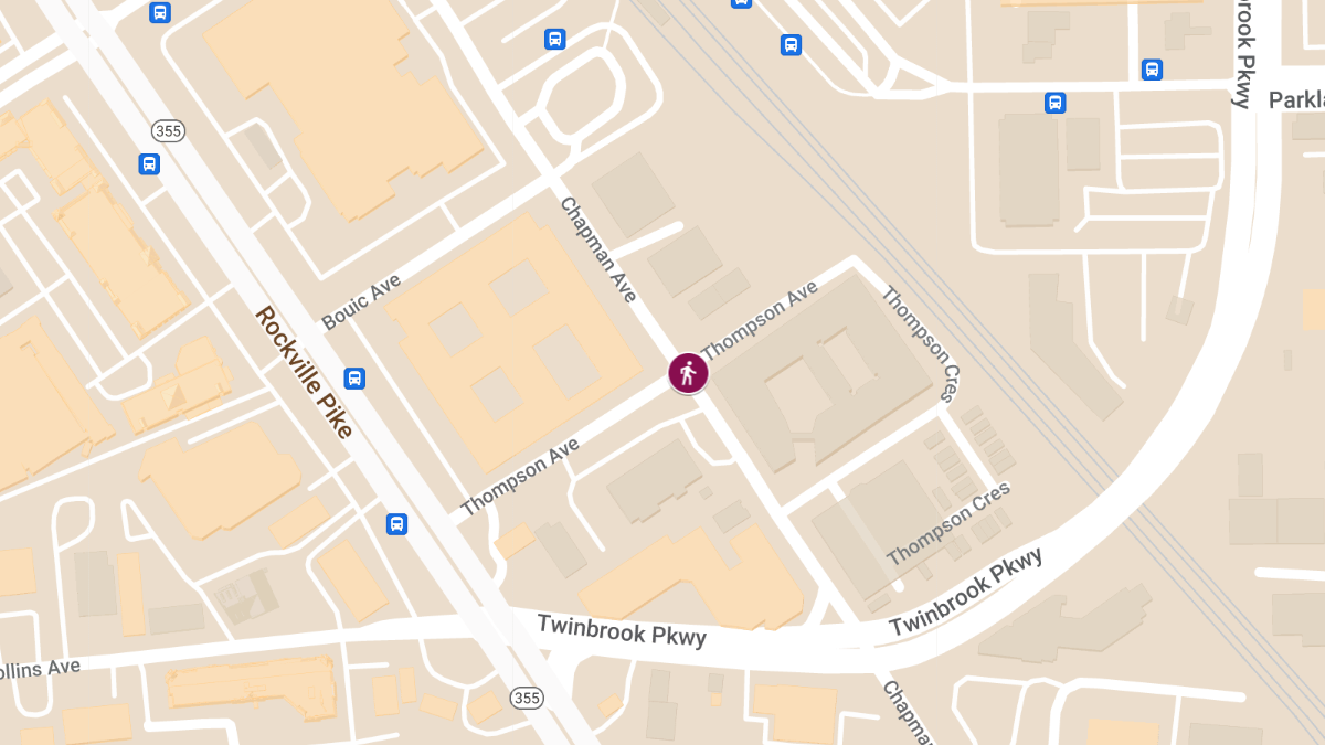 Pedestrian Struck in Collision at Chapman Ave & Thompson Ave