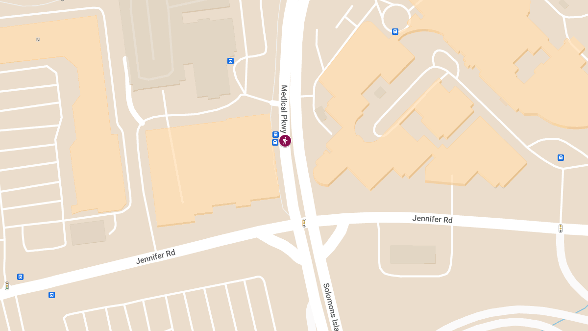 Pedestrian Struck in Parking Garage at 2002 Medical Pkwy