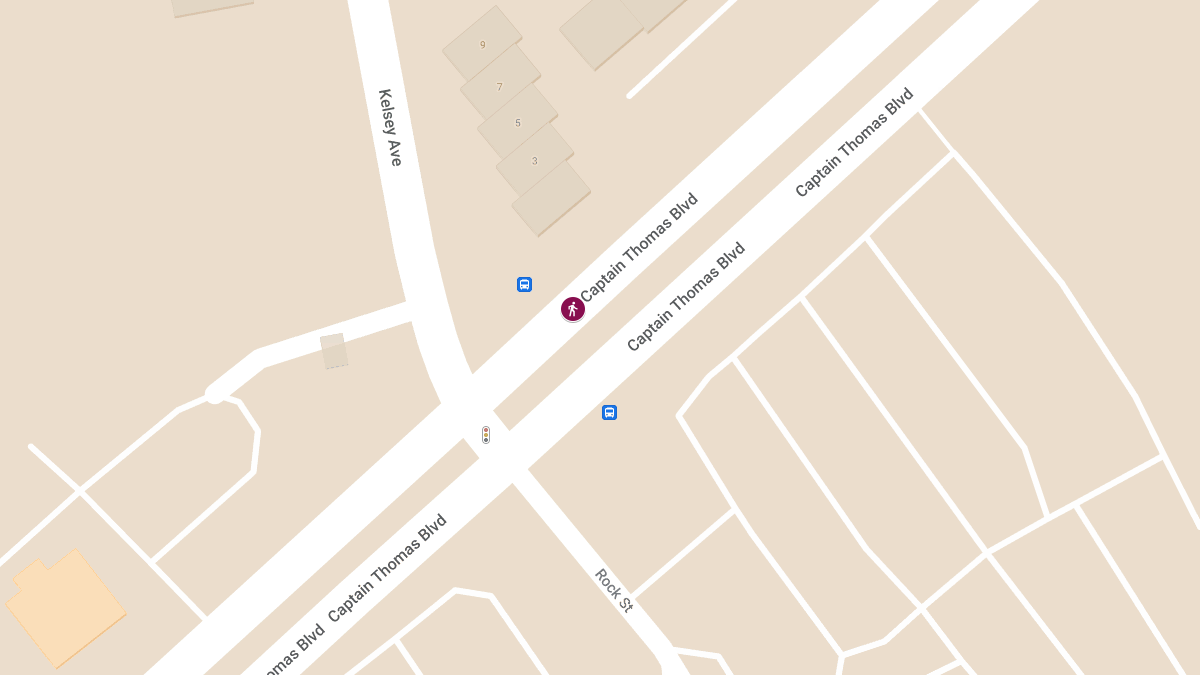 Pedestrian Struck on Captain Thomas Blvd, Transported to Hospital