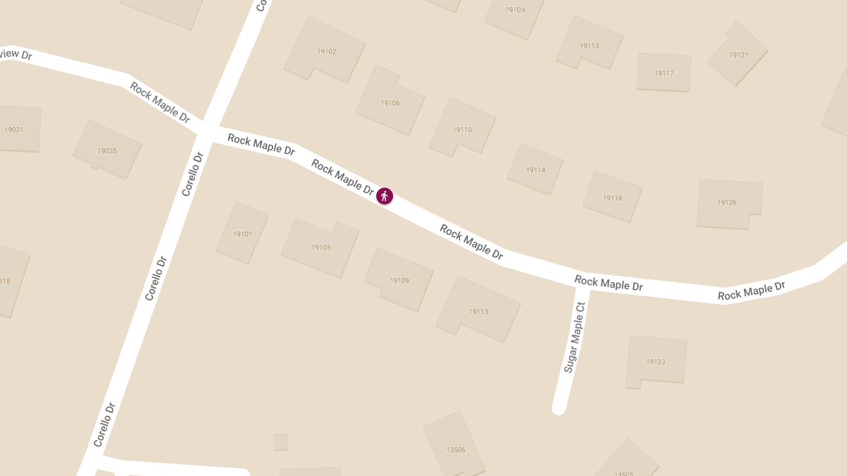 Pedestrian Struck on Rock Maple Dr