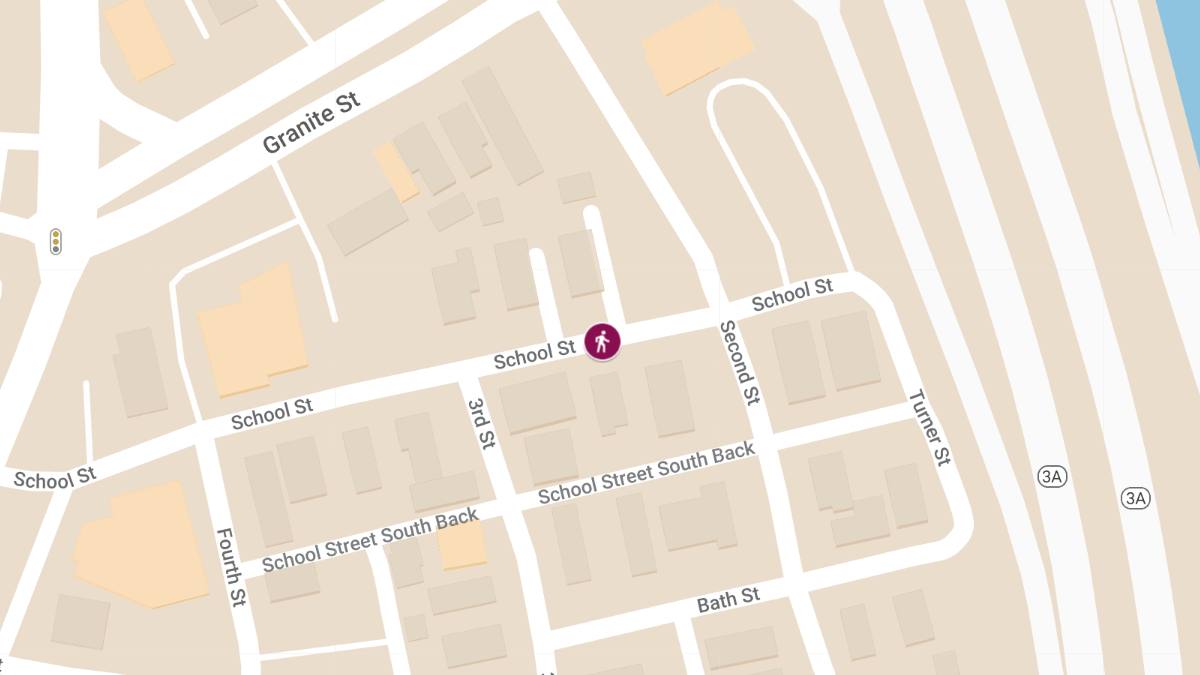 Pedestrian Struck on School St Causes Injuries