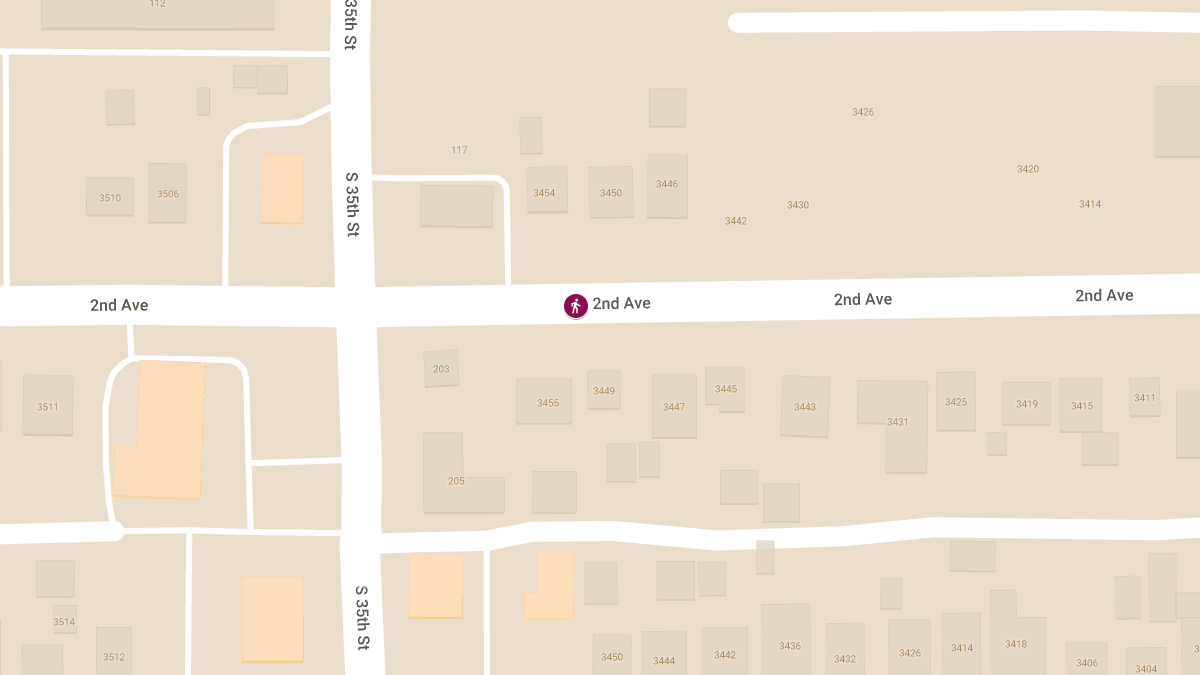 Pedestrian in Wheelchair Struck by Vehicle in 3500 Block of 2nd Ave