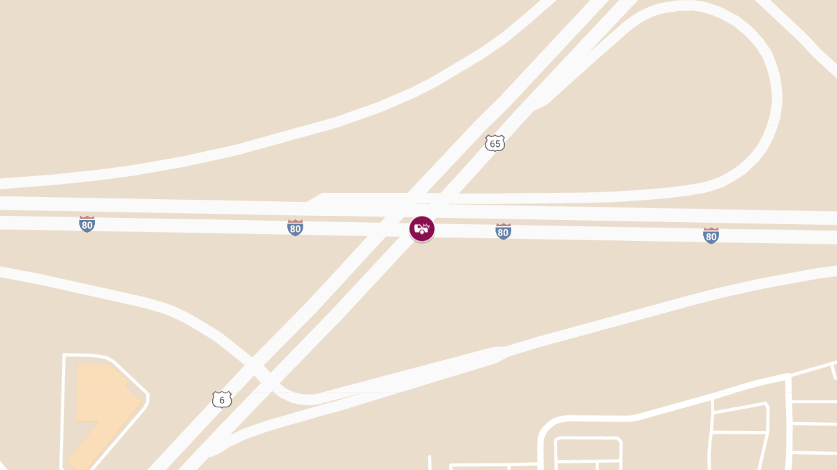 Personal Injury Accident on EB I-80 Exit to Hubbell Ave