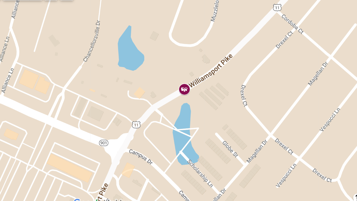 Personal Injury Collision at 10600 Block of Williamsport Pike