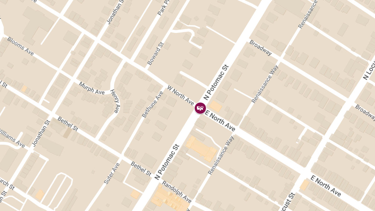Personal Injury Collision at Potomac St & North Ave