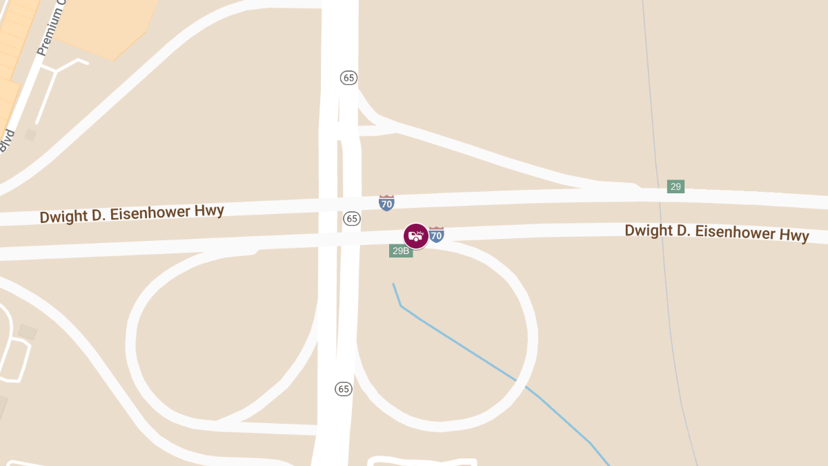 Personal Injury Collision on I-70 EB at MM 26