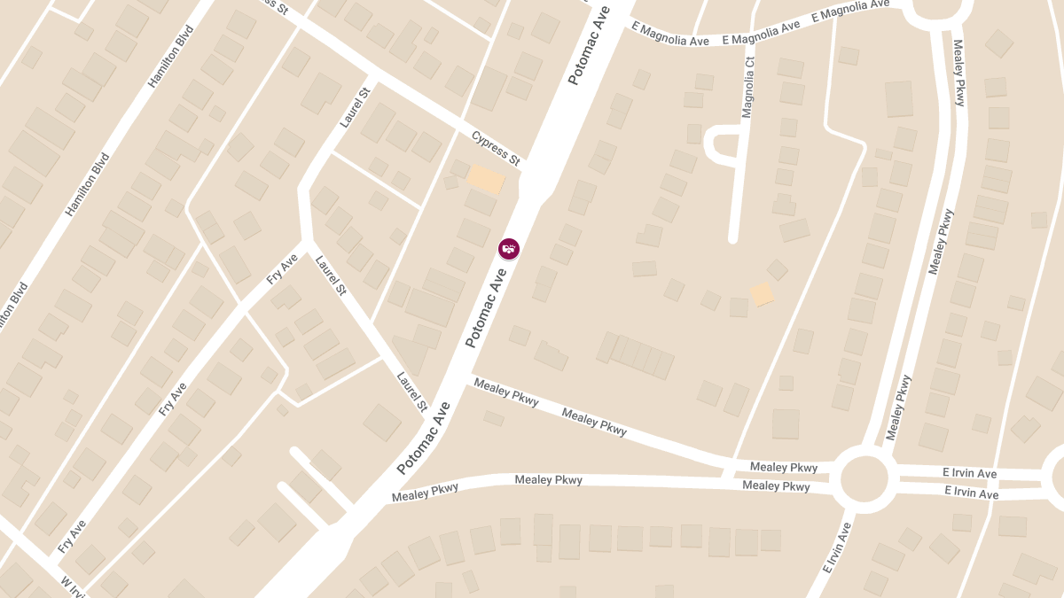 Personal Injury Collision on Potomac Ave near 1205