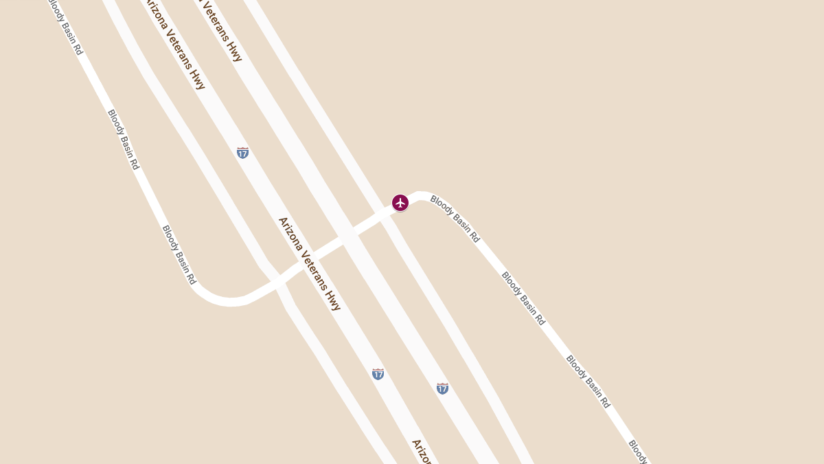 Plane Crash Near Bloody Basin Rd Injures Two