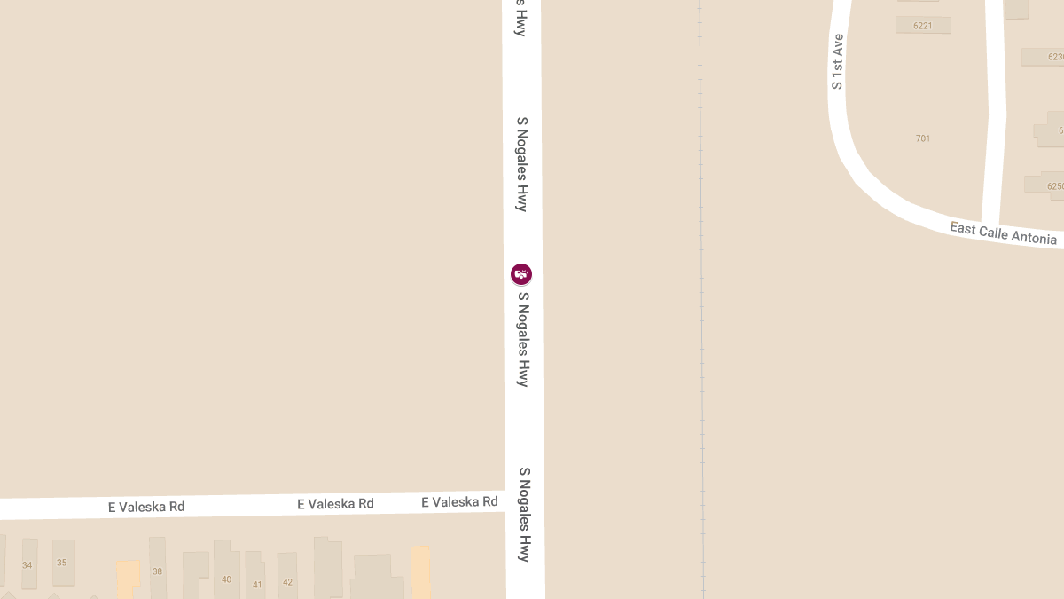 Injury Crash on South Nogales Highway Near Valeska Rd