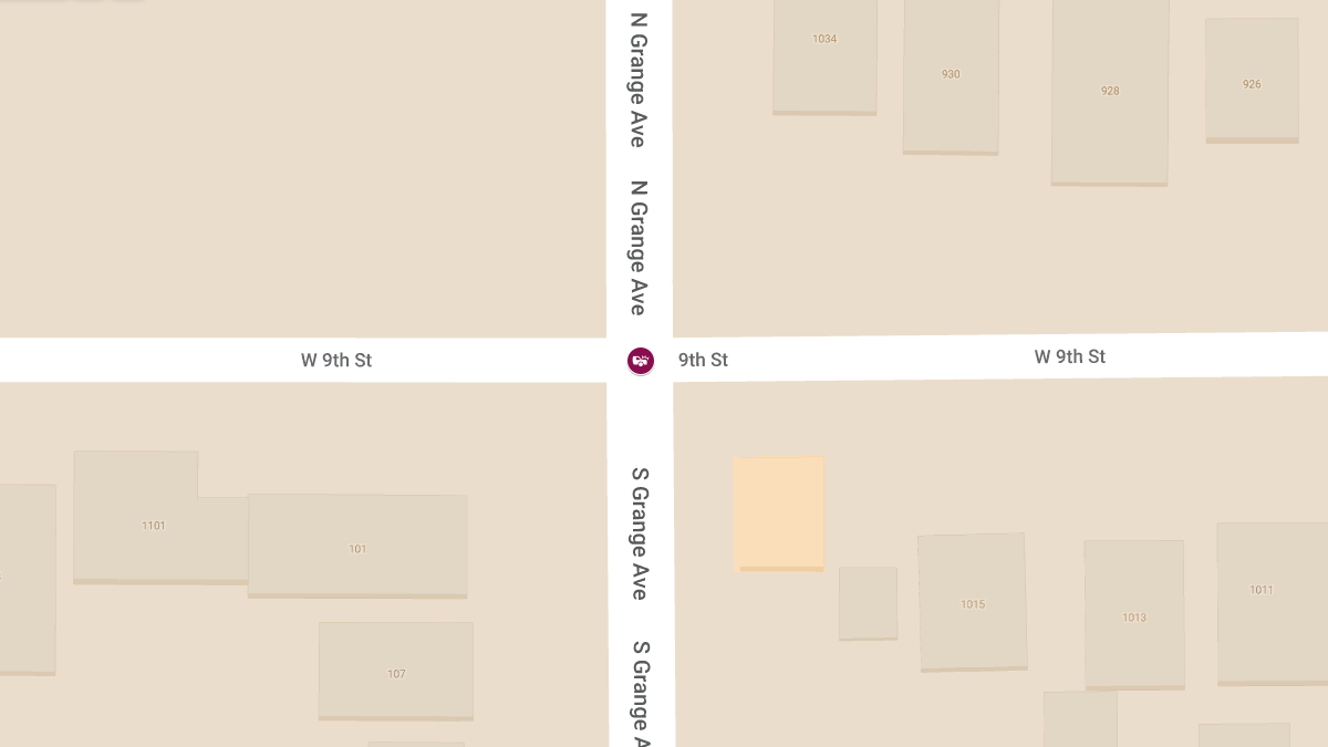 Priority Injury Accident at W 9th St & S Grange Ave