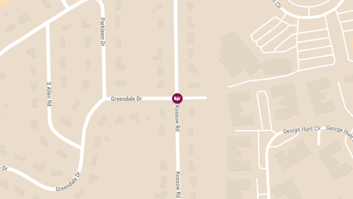 Rear-End Accident at Kossow Rd and Greendale Dr Causes Injuries
